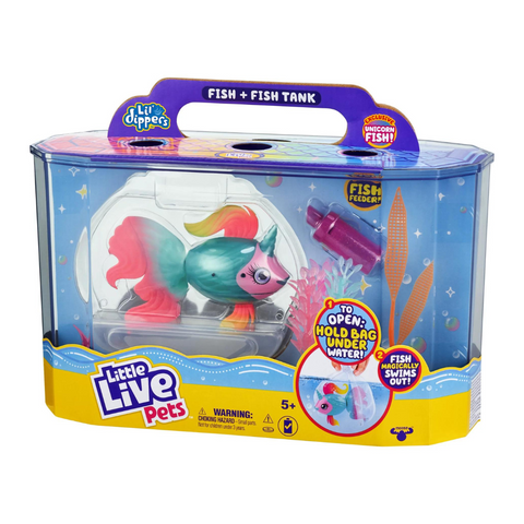 Little Live Pets - Pecera + pez de juguete