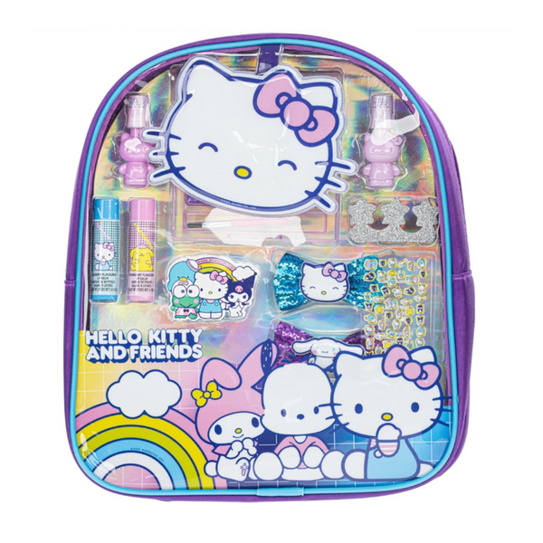 Hello Kitty and Friends - Mochila de maquillaje (12 piezas)