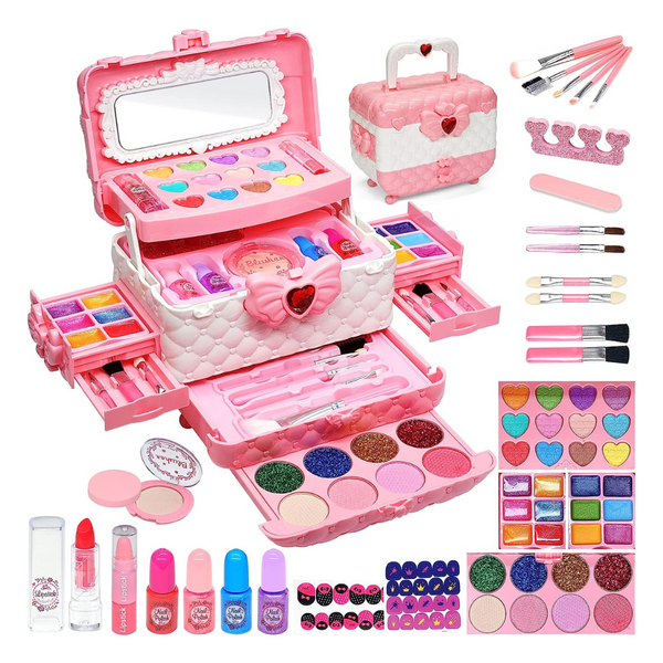 Kit de maquillaje - Rosado (54 piezas)