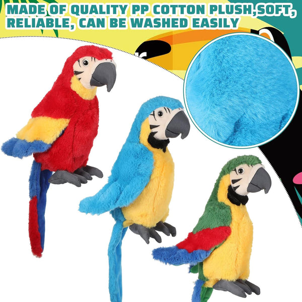 Guacamaya de peluche