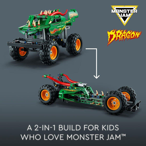 42149 - Camión de carreras Technic Monster Jam Dragon