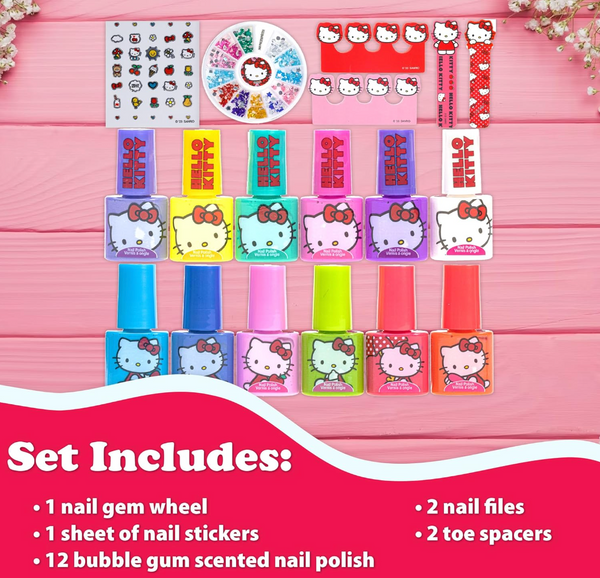 Hello Kitty - Juego de esmaltes de uñas