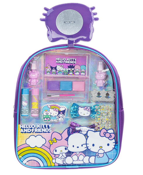 Hello Kitty and Friends - Mochila de maquillaje (12 piezas)