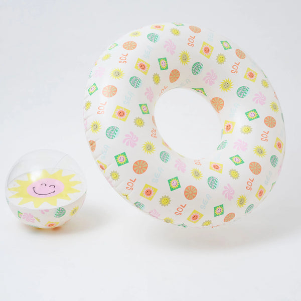 Pool Ring & Ball Set - SMILEY World