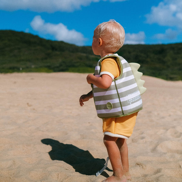 Kids Swim Vest - Into the Wild Khaki