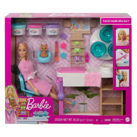 Barbie - Face Mask Spa Day Playset