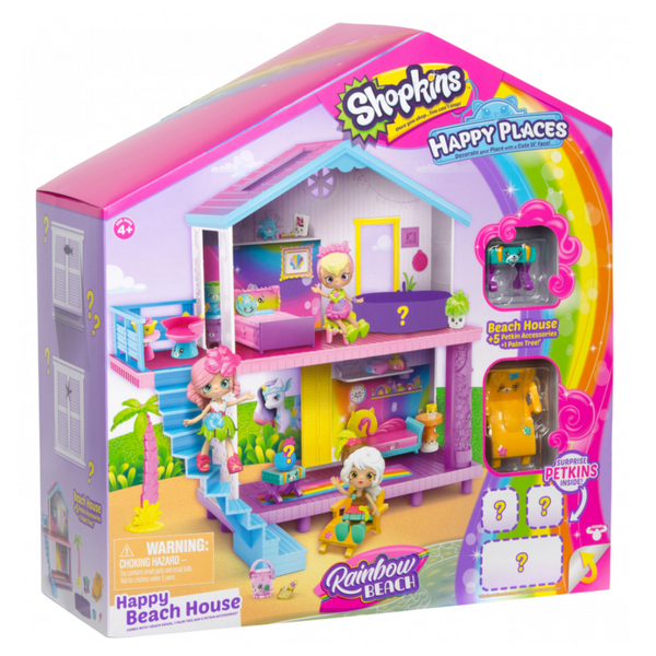 Shopkins Happy Places - Rainbow Beach House Playset