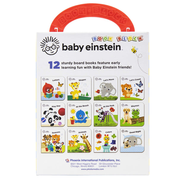 Baby Einstein - My First Library Board Book Block (12-Book Set)