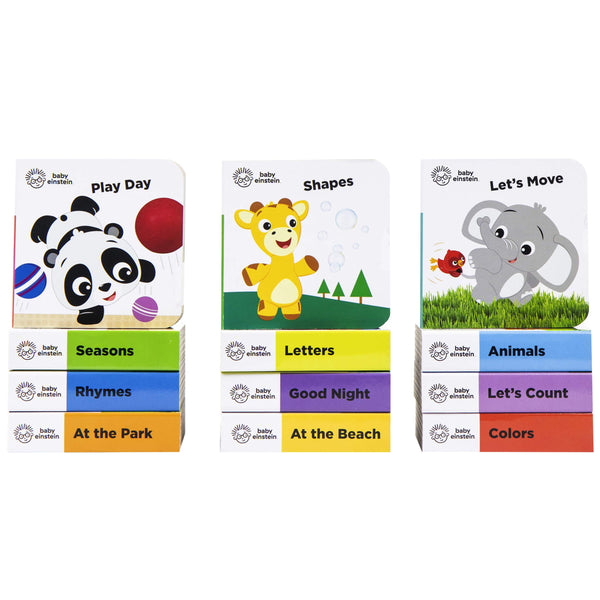 Baby Einstein - My First Library Board Book Block (12-Book Set)