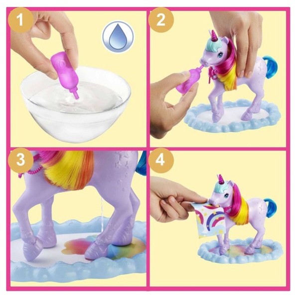 Barbie - Rainbow Potty Unicorn Playset