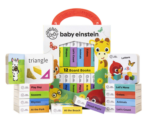 Baby Einstein - My First Library Board Book Block (12-Book Set)